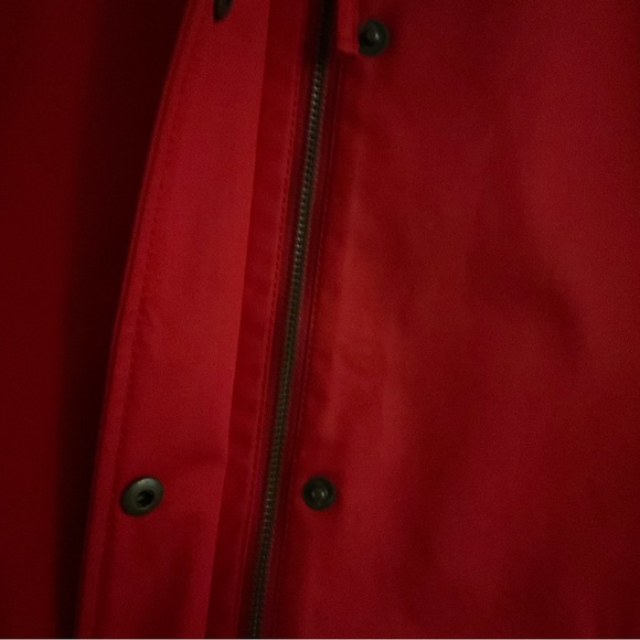 Talbots Donegal Funnel Neck Zip Red Cape - Picture 5 of 9